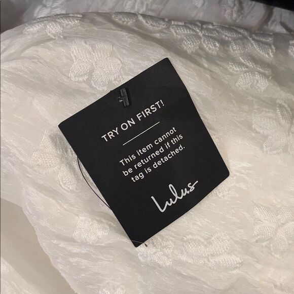 Lulu's White Mini Dress - Picture 12 of 13